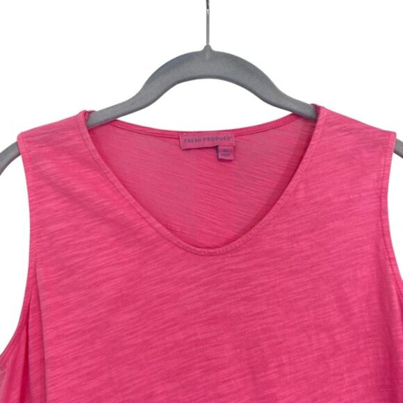 Fresh Produce Papaya Pink Melody Ruffle Knee Length Sleeveless Dress Size XS - Picture 4 of 8